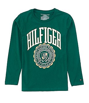 Tommy Hilfiger Big Boys 8-20 Long-Sleeve Chopped Varsity T-Shirt | Dillard\'s