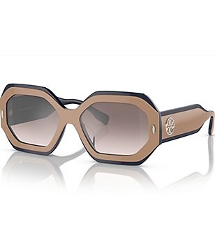 Tory Burch TY7196U Rectangular Sunglasses, 53mm