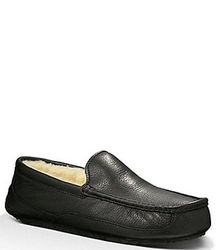 ecco moccasin mens blue