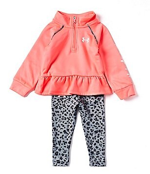 Under Armour Baby Girls 12-24 Months Abstract Brush Hoodie