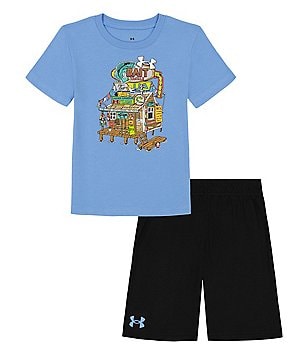 Baby Under Armour Bait Shop Short Sleeve T-Shirt and Shorts Set