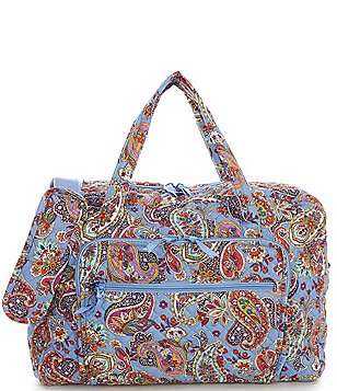 Triple Compartment Crossbody Bag in Recycled Cotton-Provence Paisley –  Avenue 550