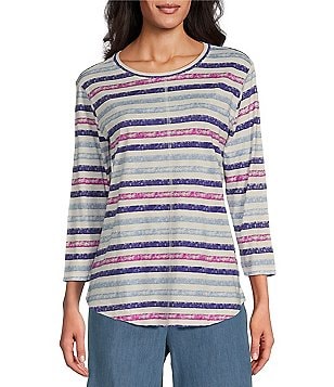 Westbound 3/4 Sleeve Knit Crew Neck Top | Dillard's Westbound 3/4 Sleeve Knit Crew Neck Top | Dillard's