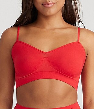 Yummie by Heather Thomson Convertible Scoop Neck Bralette, Frappe, L/XL 