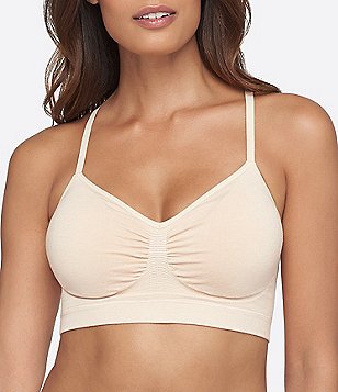 Yummie by Heather Thomson Convertible Scoop Neck Bralette, Frappe, L/XL 