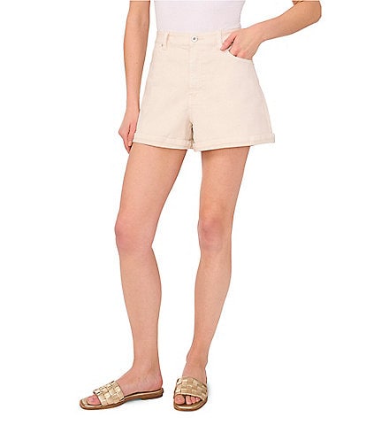 1. STATE Denim High Waisted Shorts