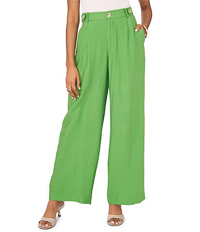 1. STATE Rumple Twill Button Detail Coordinating Wide Leg Pants
