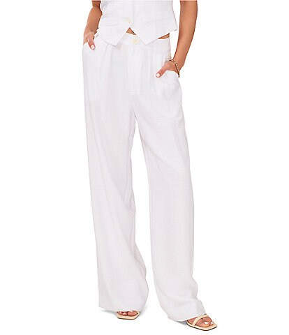 1. STATE Rumple Twill Button Detail Coordinating Wide Leg Pants