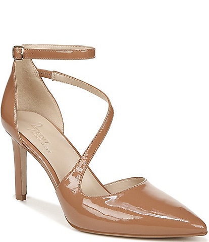 Naturalizer 27 EDIT Abilyn Patent Leather Ankle Strap d'Orsay Pumps