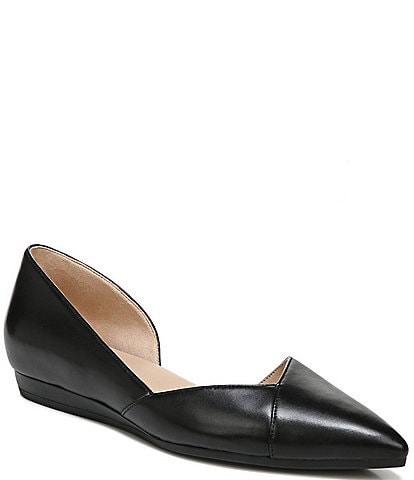 27 EDIT Naturalizer Karla Leather Pointed Toe Dress Flats