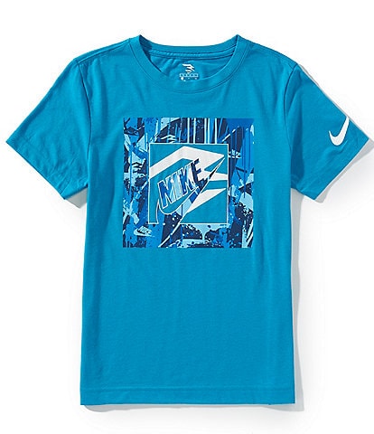 Nike 3BRAND By Russell Wilson Big Boys 8-20 Short Sleeve Paint Stroke Mashup Graphic T-Shirt