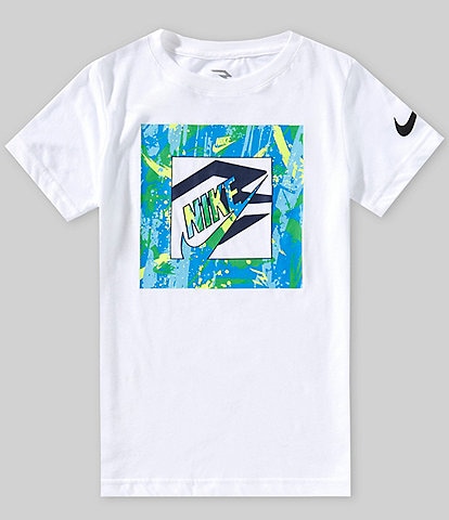 3BRAND By Russell Wilson Big Boys Short Sleeve Paint Stroke Mashup Graphic T-Shirt