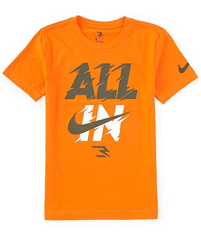 Nike 3BRAND By Russell Wilson Big Boys 8-20 Short Sleeve Ball 'In T-Shirt