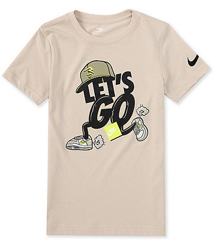 Nike 3BRAND by Russell Wilson Big Boys 8-20 Short Sleeve Let's Go! Capmando Graphic T-Shirt
