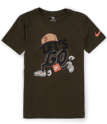 Nike 3BRAND by Russell Wilson Big Boys 8-20 Short Sleeve Let's Go! Capmando Graphic T-Shirt