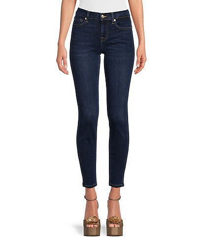 7 for all mankind Bair Mid Rise Ankle Skinny Jeans