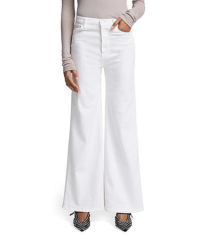 7 For All Mankind Jo Luxe Vintage Ultra High Rise Wide Leg Denim Jeans