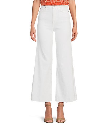 7 for all mankind Ultra High Rise Cropped Wide Leg Jeans