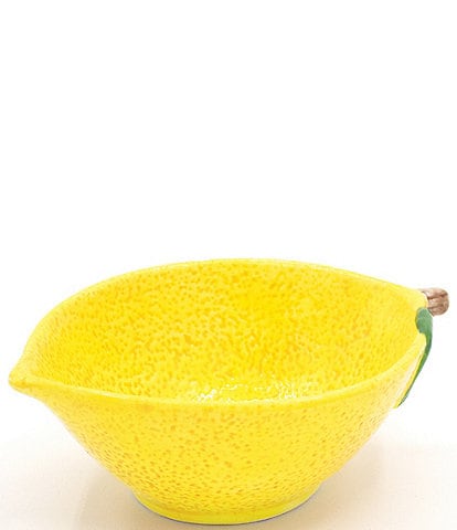 8 Oak Lane Lemon Dessert Bowl, Set of 4