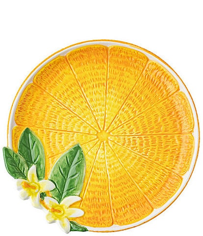 8 Oak Lane Orange Dish, Set of 4