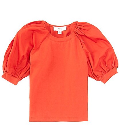 A Loves A Little Girls 2T-6X Bubble Sleeve Pullover Blouse