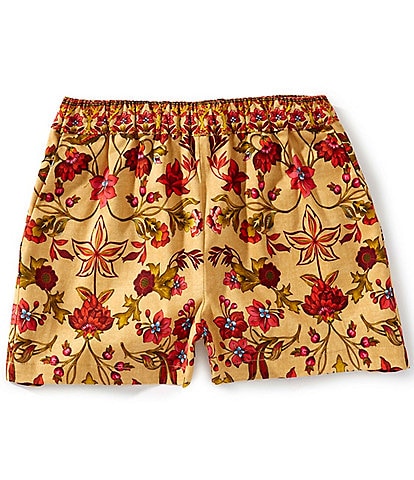 A Loves A Big Girls 7-16 Batik Print Trouser Shorts