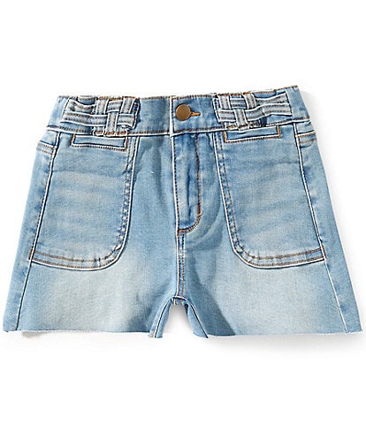 A Loves A Big Girls 7-16 High Rise Denim Shorts