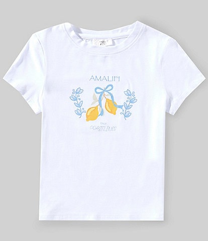 A Loves A Big Girls 7-16 Lemon Graphic T-Shirt