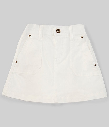 A Loves A Big Girls 7-16 Oversized Front Pocket Denim Mini Skirt