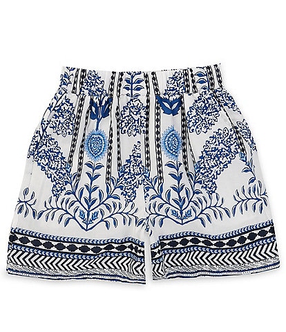 A Loves A Big Girls 7-16 Printed Trouser Shorts