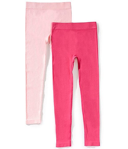 A Loves A Big Girls 7-16 Seamless Ribbed Leggings 2-Pack
