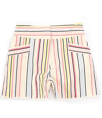 A Loves A Big Girls 7-16 Striped Mini Trouser Short