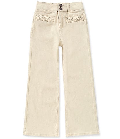 A Loves A Big Girls Braided Pocket Denim Jeans