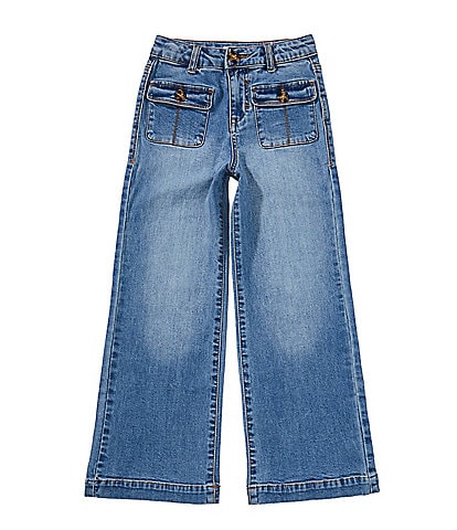 A Loves A Big Girls Denim Patch Pocket Jeans
