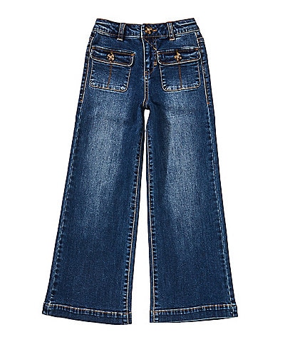 A Loves A Big Girls Denim Patch Pocket Jeans