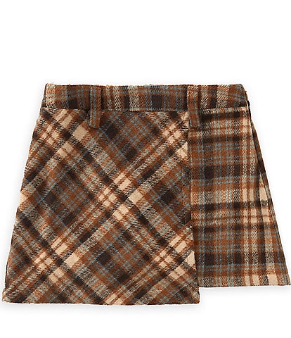 A Loves A Big Girls Plaid Wrap Skort