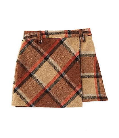 A Loves A Little Girls 2-6X Mini Plaid Wrap Skort