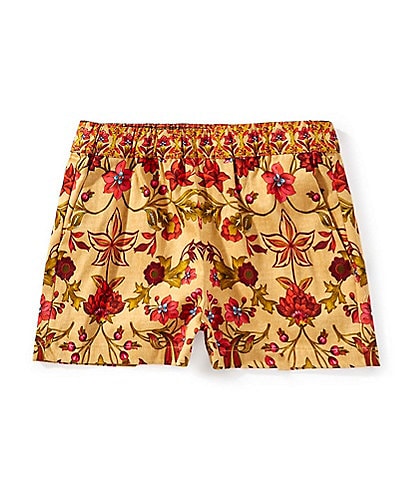 A Loves A Little Girls 2T-6X Batik Print Trouser Shorts