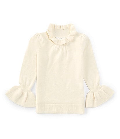 A Loves A Little Girls 2T-6X Long Sleeve Ruffle Top