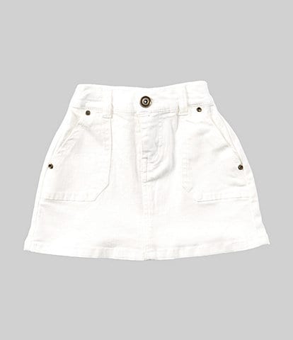 A Loves A Little Girls 2T-6X Oversized Front Pocket Denim Mini Skirt