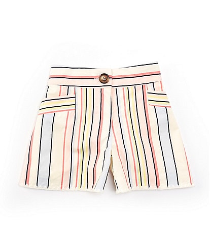 A Loves A Little Girls 2T-6X Striped Mini Trouser Short