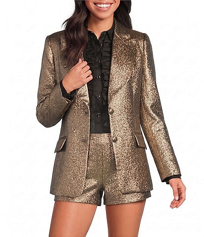A Loves A V-Neck Long Sleeve Single Breasted Blazer