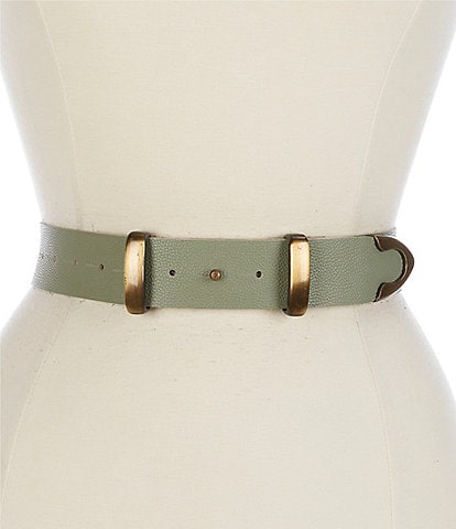 ADA 1.5#double; Hazel Leather Belt