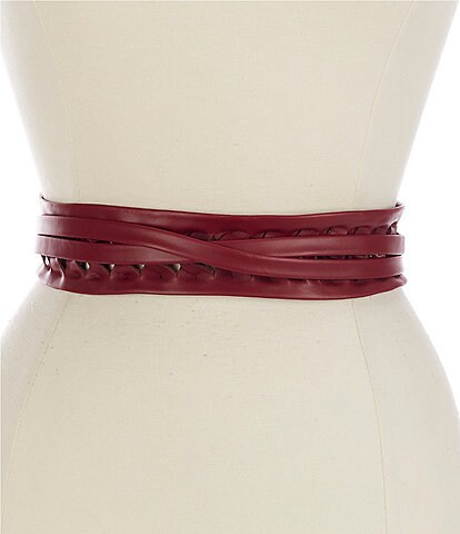 ADA 1.75#double; Ava Wrap Leather Belt