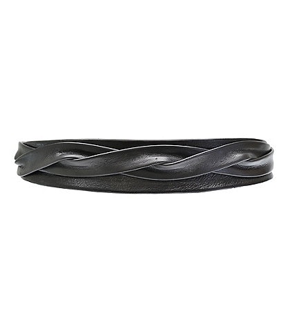 ADA 2#double; Midi Leather Wrap Belt