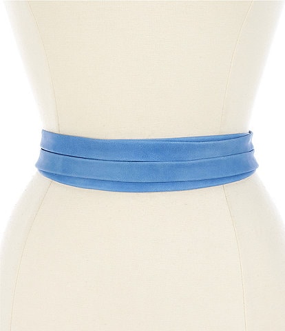 ADA 2#double; Midi Leather Wrap Belt