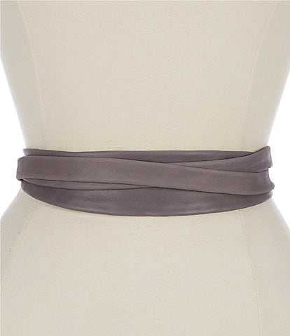 ADA 2" Midi Leather Wrap Belt