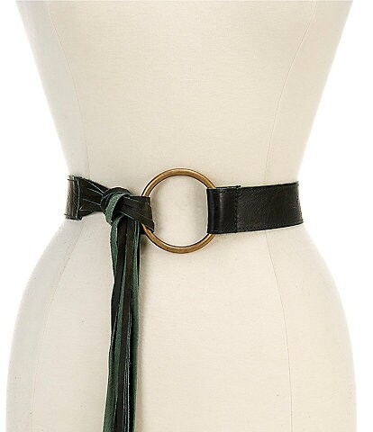 ADA 3#double; Olivia Leather Wrap Belt