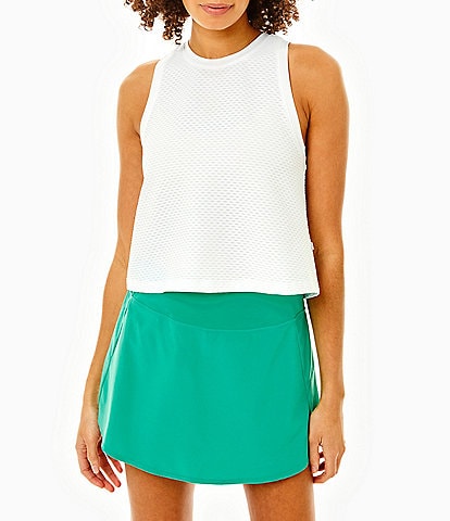 Addison Bay The Every-Other-Day Mesh Knit Crew Neck Sleeveless Tank Top