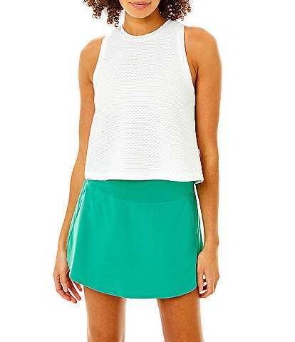 Addison Bay The Every-Other-Day Mesh Knit Crew Neck Sleeveless Tank Top